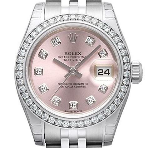 rolex pink lady datejust|rolex pink face diamond bezel.